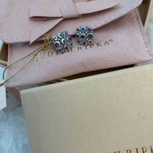 Judith Ripka Sapphire Stud Earrings